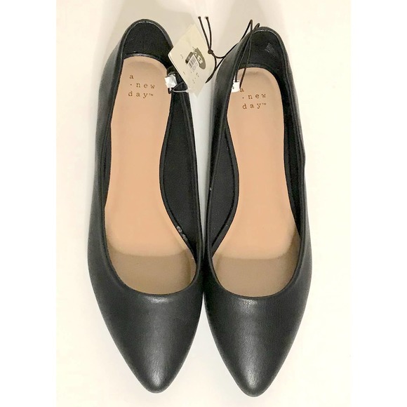 A New Day Kora Pointed Ballet Flat Black - Picture 4 of 5